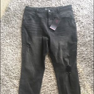 Black high rise jeans size 17